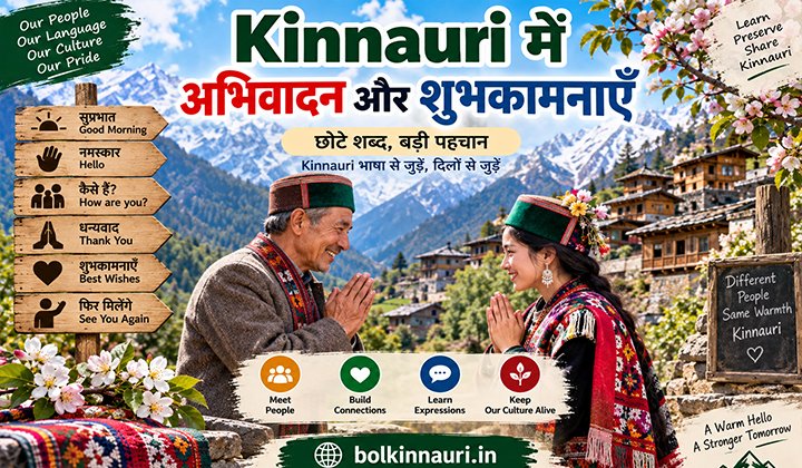 Kinnauri में अभिवादन और शुभकामनाएँ | Kinnauri Greetings